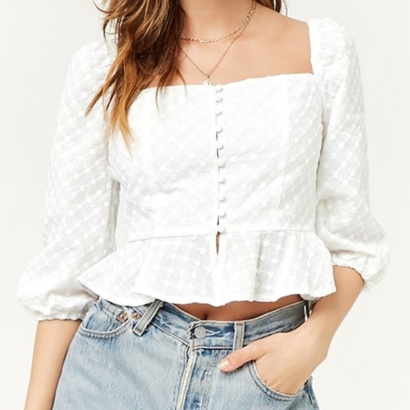 Forever 21 Tops - White top S